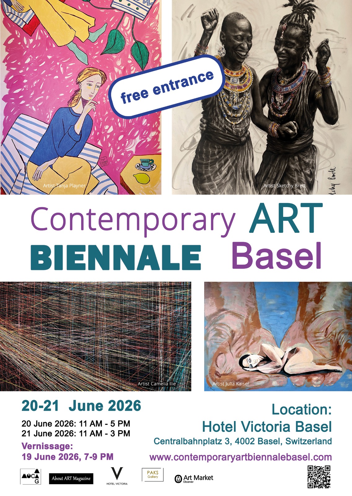 Bienala de artă contemporană, Basel, Elveția,2026
